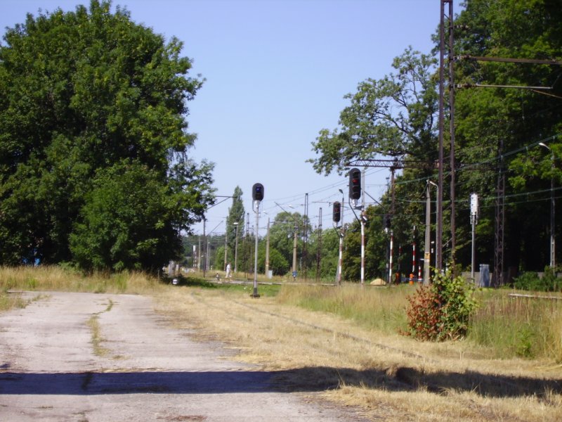 Der Bahnhof Tworog im Sommer 2006.