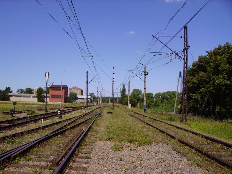 Im Bahnhof Tworog im Sommer 2006.