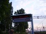 Anzeiger im Bahnhof Tarnowskie Gory.